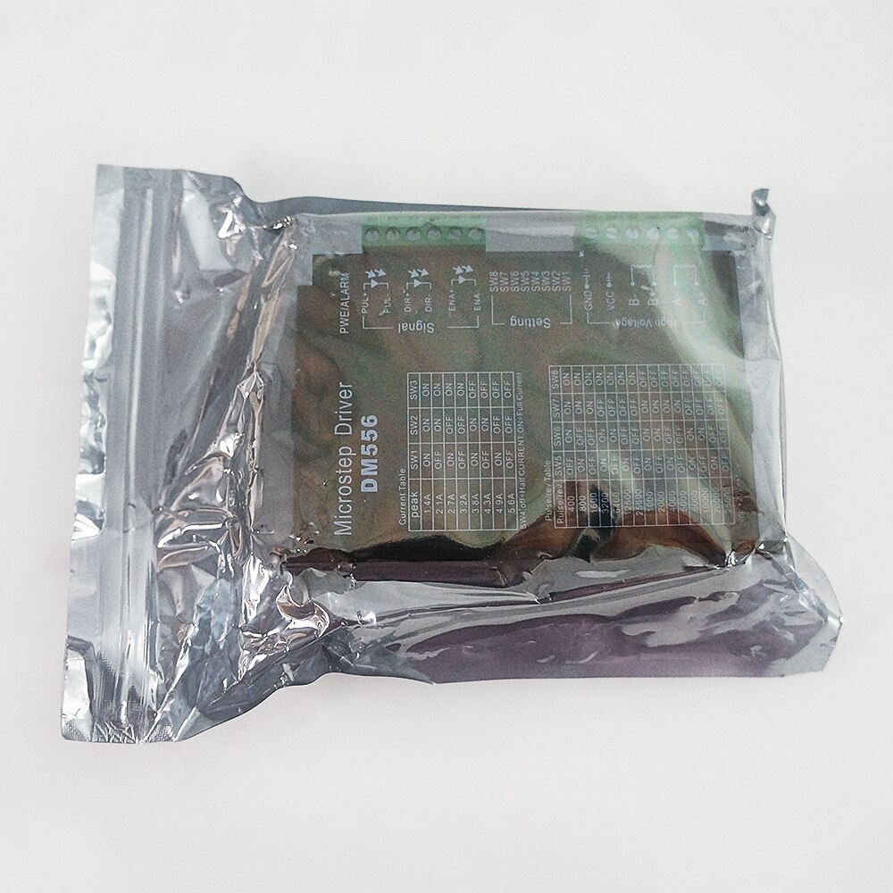Dm556 stepmotor driver 57/86 2- fase digital step motor driver til nema 23 motor