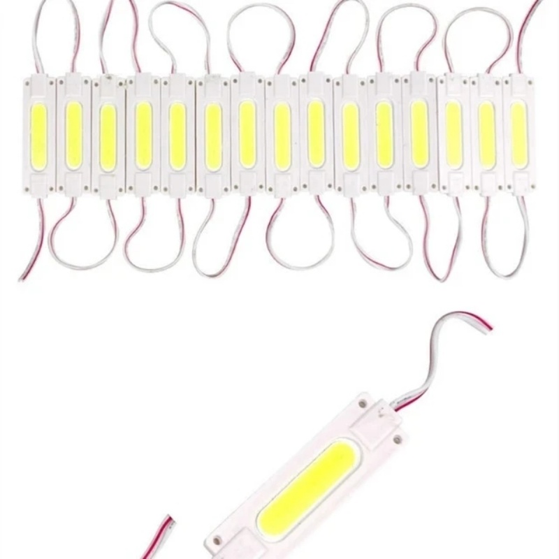 12V COB LED Modules Advertising Luminous Characters Backlight Modules IP65 Waterproof White Red Blue Green Yellow Pink 10 Pieces