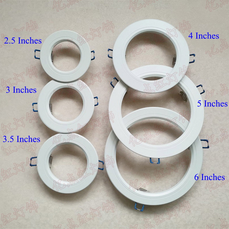 Led Downlight Spotlight Beugels Light Stand Adapters Lampenkap Ringen Gat Vergroten Witte Buitenste Frames Uitgesneden Remedial Cirkels hanglamp kappen lampenkappen lampenkapjes grote lampenkap lampenkap klein metalen