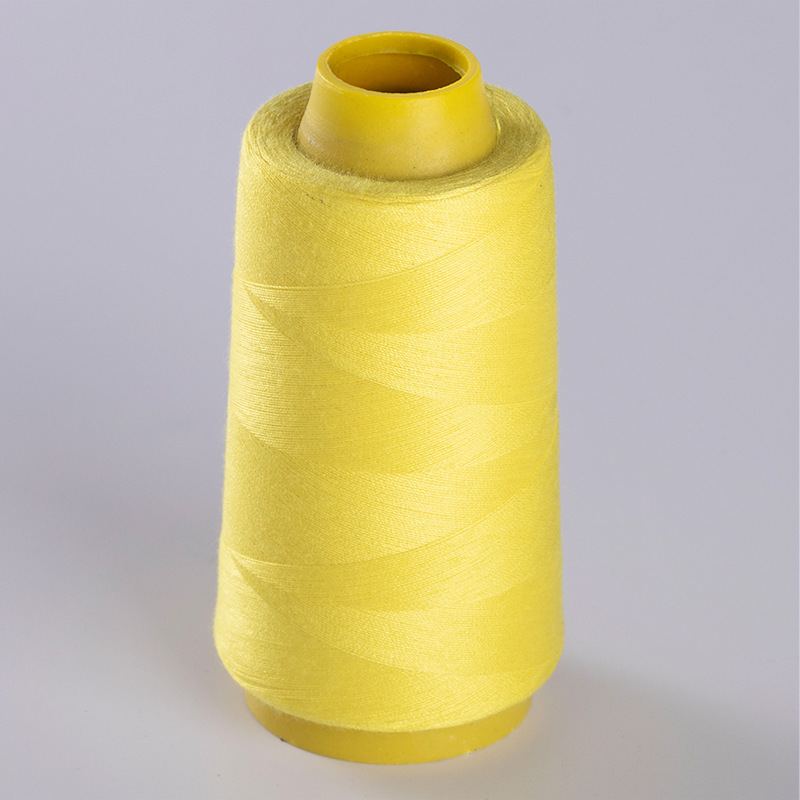 1300 meter/rol sterk duurzaam polyester naaigaren professionele naaimachinegaren borduurwerk thuis handwerkgereedschap: YELLOW