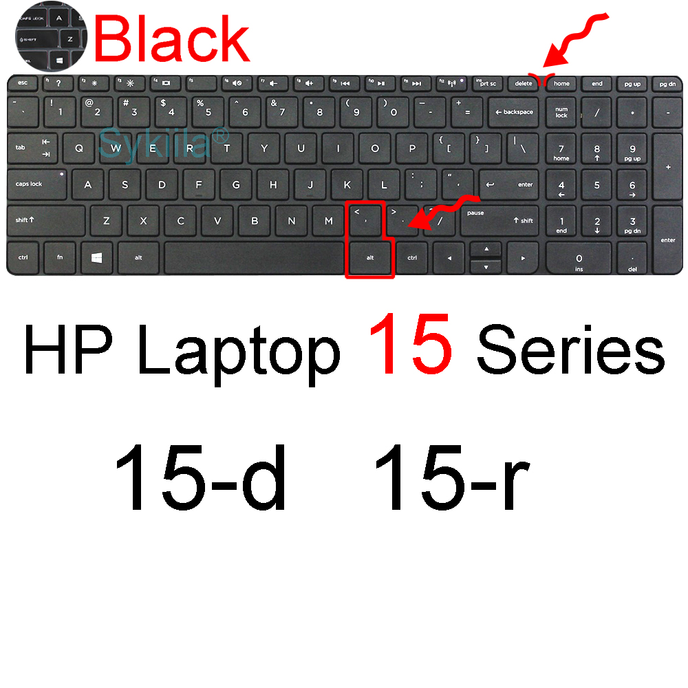 Funda de teclado para portátil HP 15 15t 15-fd 15-fc 15-ef 15-dw 15-dy 15g 15q 15s 15z, funda protectora de silicona esencial: Multicolor