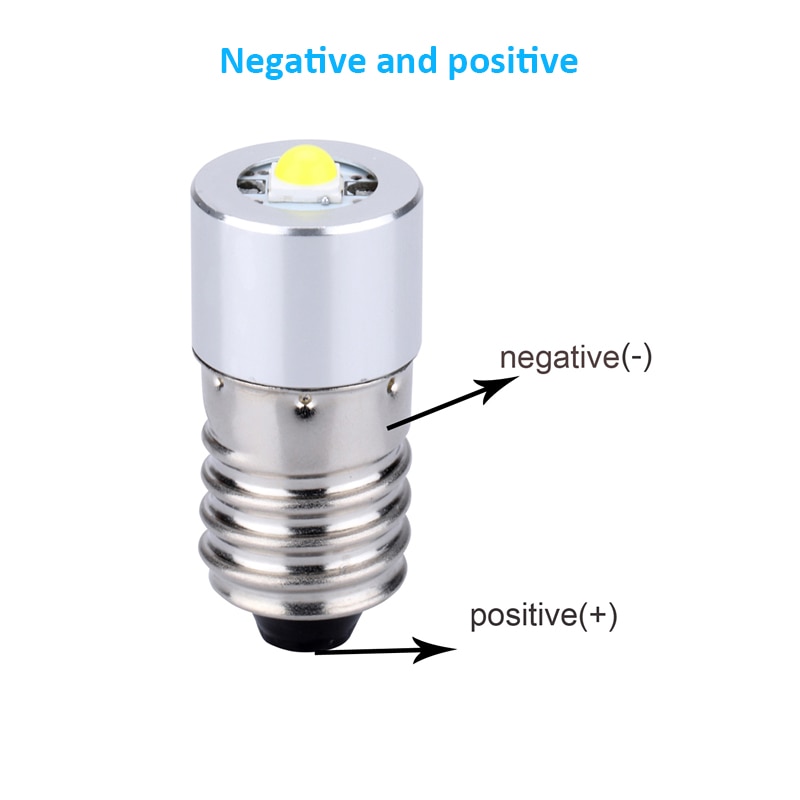 0.5W 1W 3W E10 P13.5S LED Flashlight Bulb Lamp 3V 6V 9V 12V Led Bulb Replacement Flashlight CREE Torch bulb 3 Volt Screw bulb