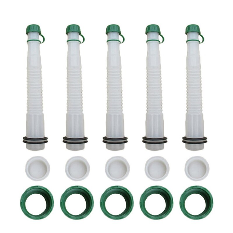 5set Rubbermade Replacement Gas Can Spout&Parts Vent Cap Flexible Gasket Stopper