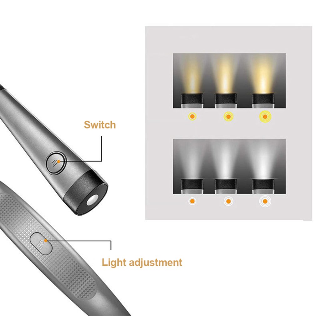 Flexible Handsfree LED Neck Light Book Reading Lamp Night Flashlight Camping Light Led Neck Reading Light