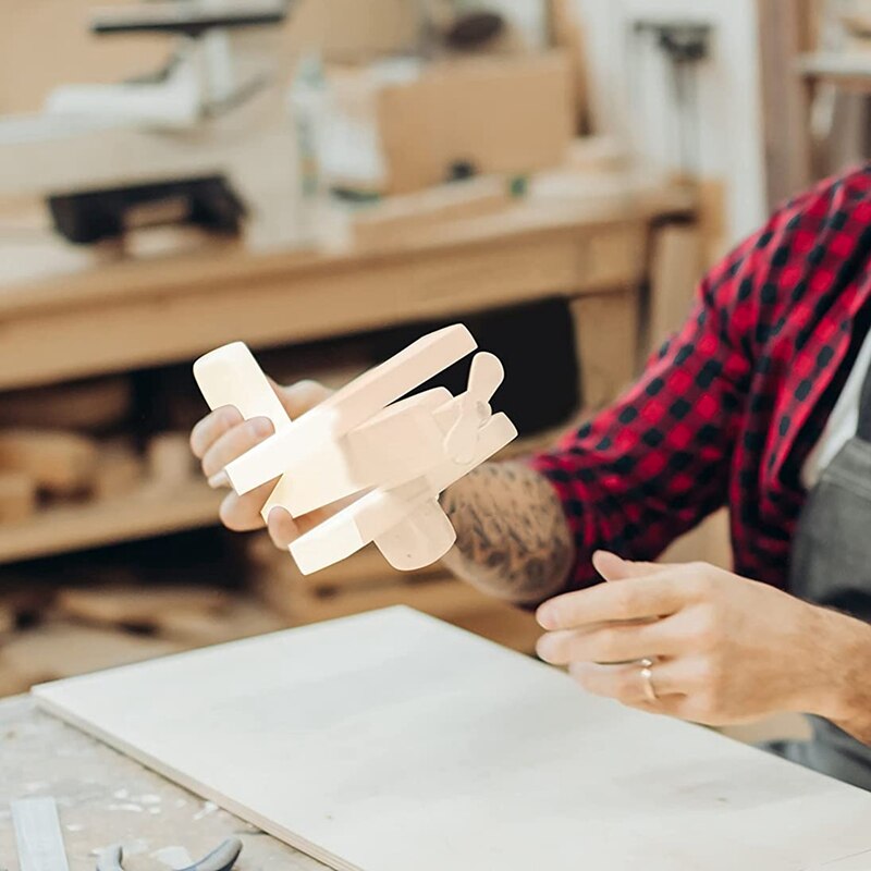 Large Carving Wood Blocks (10 Pack) 4 x 1 x 1 Inches Unfinished Basswood Project Craft Kit DIY Hobby Set for Beginners