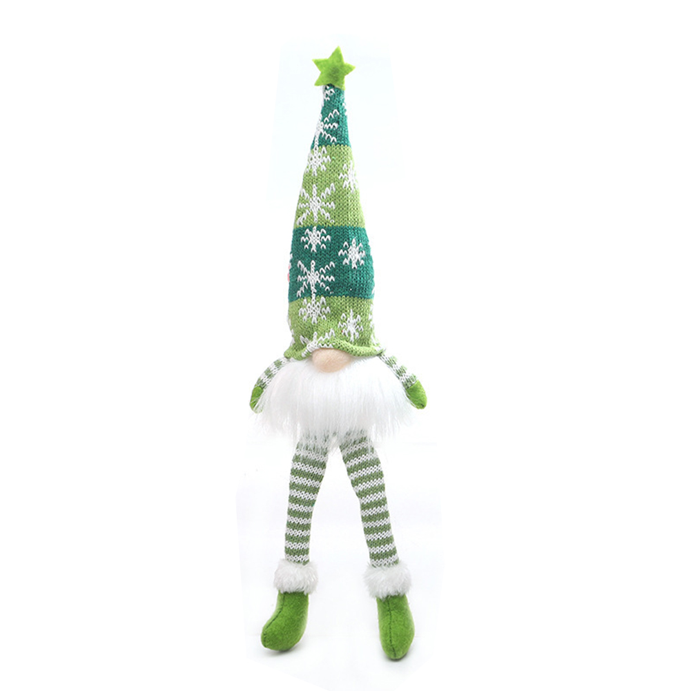 Leuchtende, gesichtslose weihnachtswichtel-puppe mit licht, baumanhänger, zwergen-weihnachtsdekoration, schmuckstück: B
