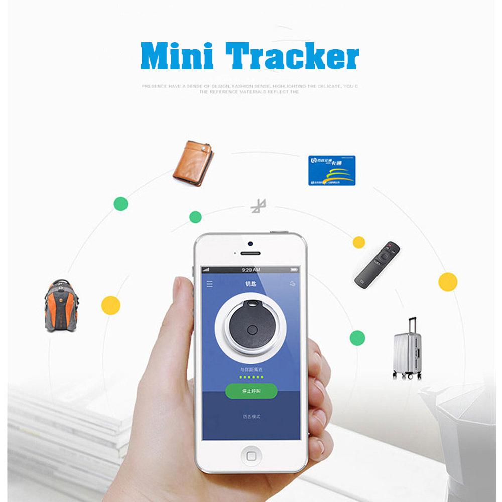 Mini smart bluetooth trådløs nøkkelfinner locator pet dog cat gps anti-lost tracker advarsel alarm auto tracking finder enhet