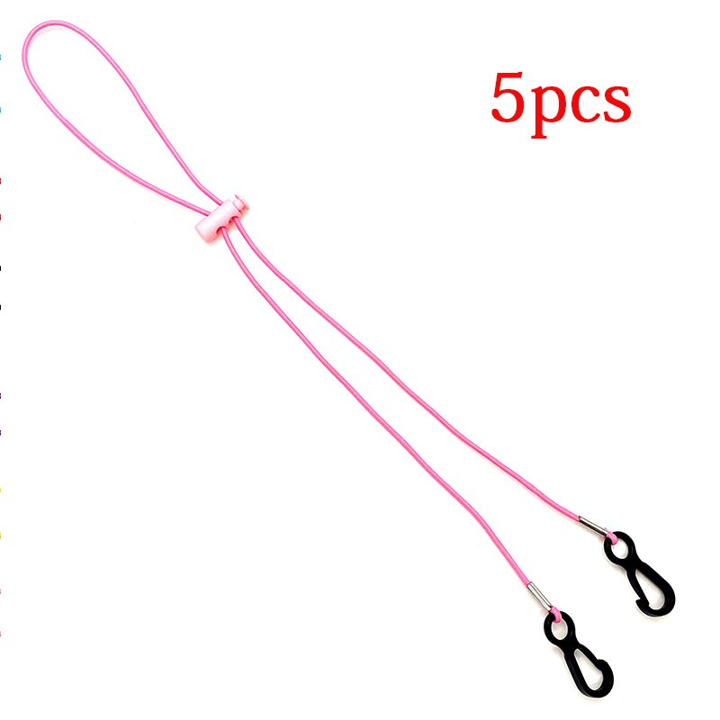 Verstelbare Gezicht Maskers Lanyard Vrouwen Cordon Para Mascarilla Maskers Extenders Zwarte Maskers Opknoping Haken Voor Kids Gezicht 95: Pink