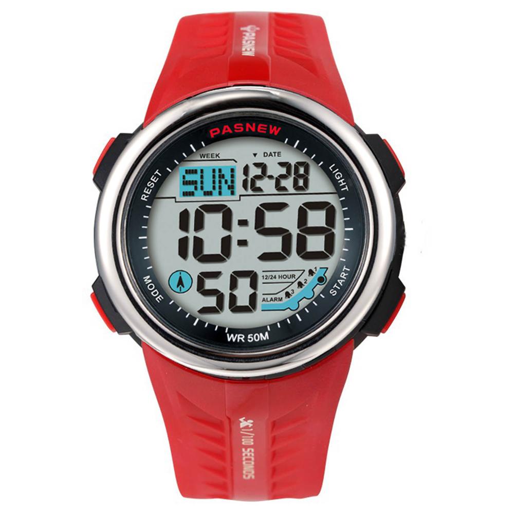 PASNEW Watches Men Sports Watch Led Digial Watch Electronic Watches reloj digital hombre relogio masculino: 442Bred