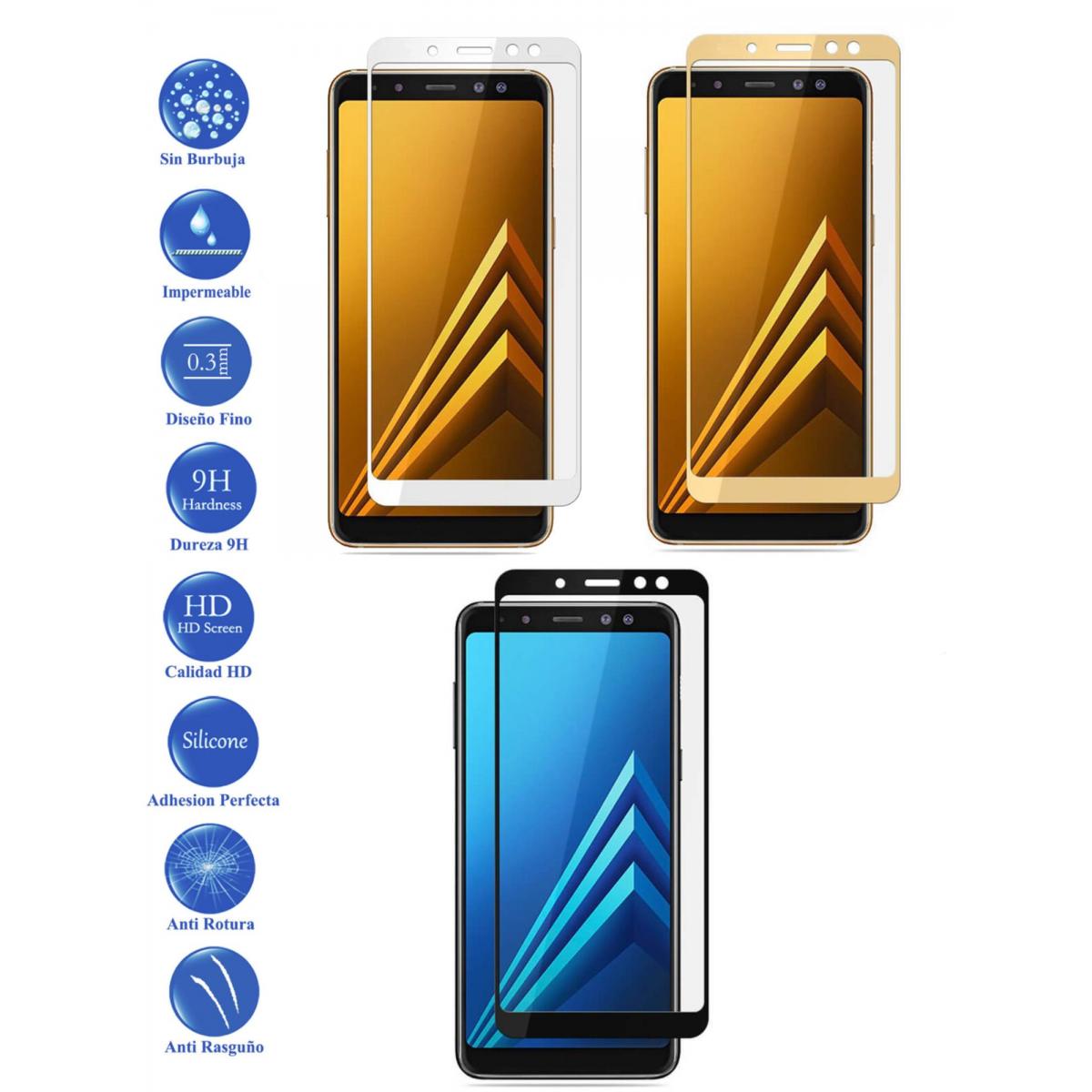 Kiezen Kleur Volledige Gehard Glas Protector Voor Samsung Galaxy A6 Plus