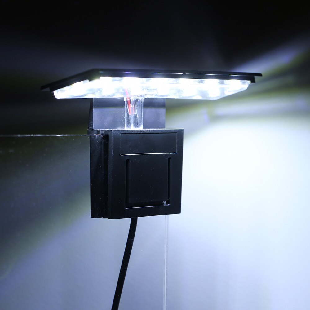 AC220V 6W 12 LED Aquarium Light Fish Jar Lamp White Light Portable Aquarium LED Lighting