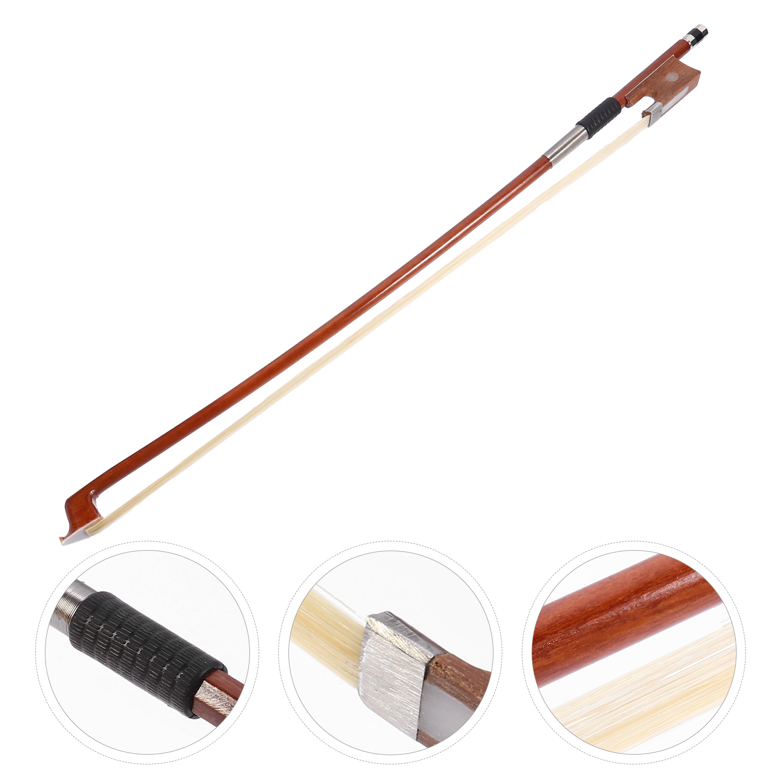 1/2 1/10 Violine Bogen Rosshaar Anfänger Praxis Carbon Faser Bogen Violinen Zubehör Saiten Instrumente Teile Glattes Spielen