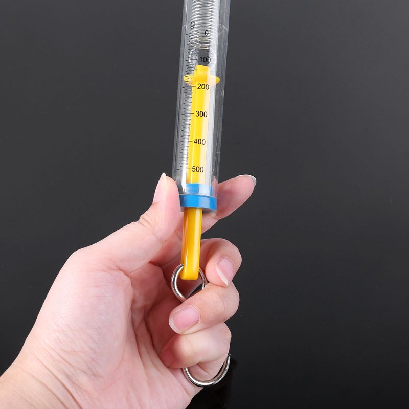 Newton Force Meter Spring Scale 5N 500g Dual Scale Labeled Balance Dynamometer 4XFD