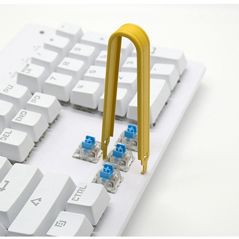 2 Stck Keycap Abzieher Edelstahl IC Abzieher Zangen Auszieher Entferner Hand Werkzeug Für Computer Mechanische Tastatur