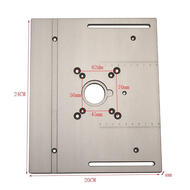 Router Table Insert Plate For Woodworking Benches Table Saw With Miter Gauge Guide Aluminium Profile Fence Sliding Brackets