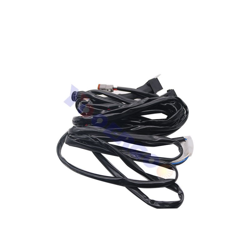 HID Wiring Harness LED HID Work Driving Light Wiring Harness Kit Fog Spot Work Light 2.5m Length 12V 40A Switch Relay
