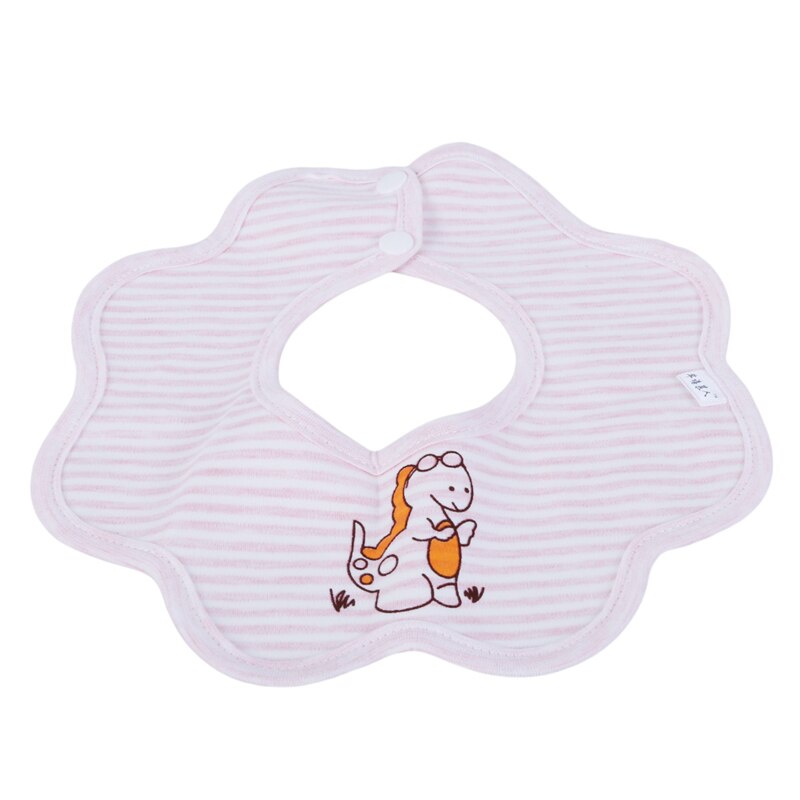 Dier Babyvoeding Biedingen Bebes Print 360 Graden Roterende Speeksel Handdoek Slabbetjes & Burp Doeken Katoen Bod: Snow bud pink