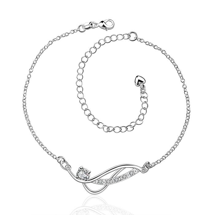 Tobillera 925 joyería tobillera para mujer joyería A036-B/nizehpr
