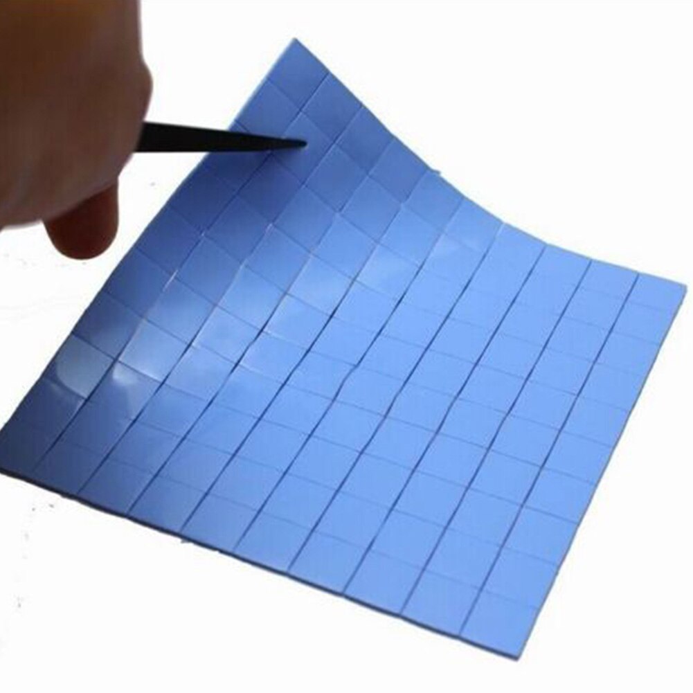 100pcs Thermal Pad Heatsink Cooling Conductive Silicone Pad GPU CPU 10mmX10mmX1mm Heatsink Cooling thermal gasket Silicone Pad
