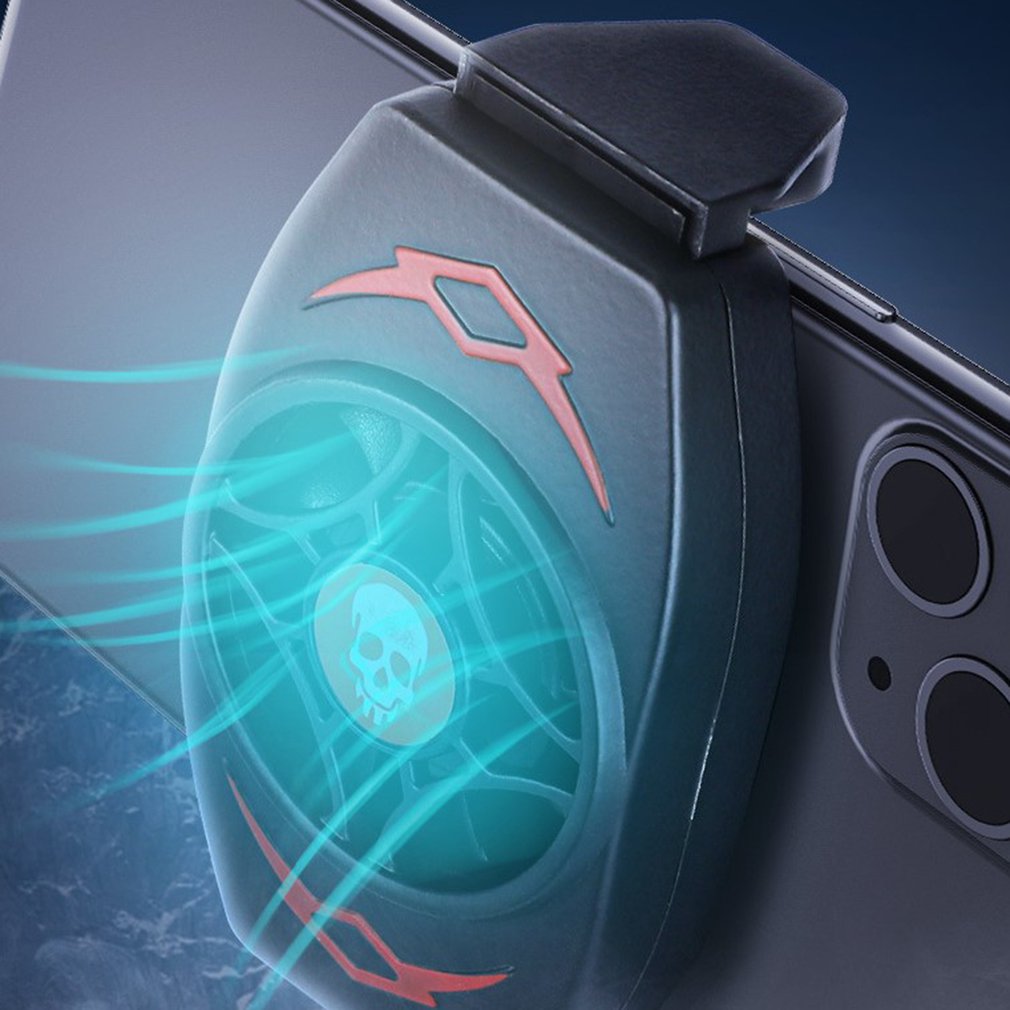 Cell Phone Cooler Portable Mobile Phone Radiator Phone Cooling Fan Dissipate Heat Cooling Phone Temperature For Gaming/Use Phone