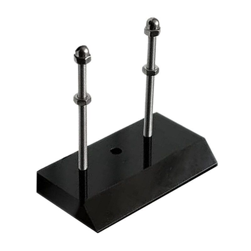 Skateboard Wall Mount Kit Indoor Acrylic Sliding Plate Display Holder for Longboard Skateboards Wall Mount: Black