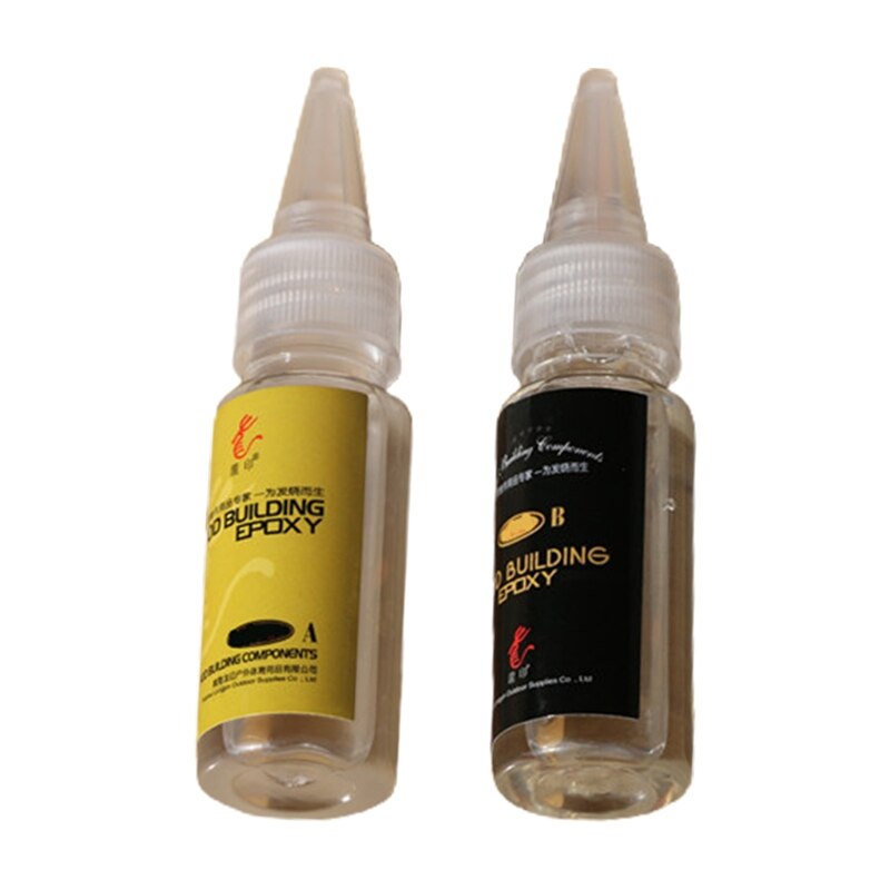 Fishing Tackle Repair Tools Fishing Rod Building Epoxy Glue AB Transparent Glue Au23 21