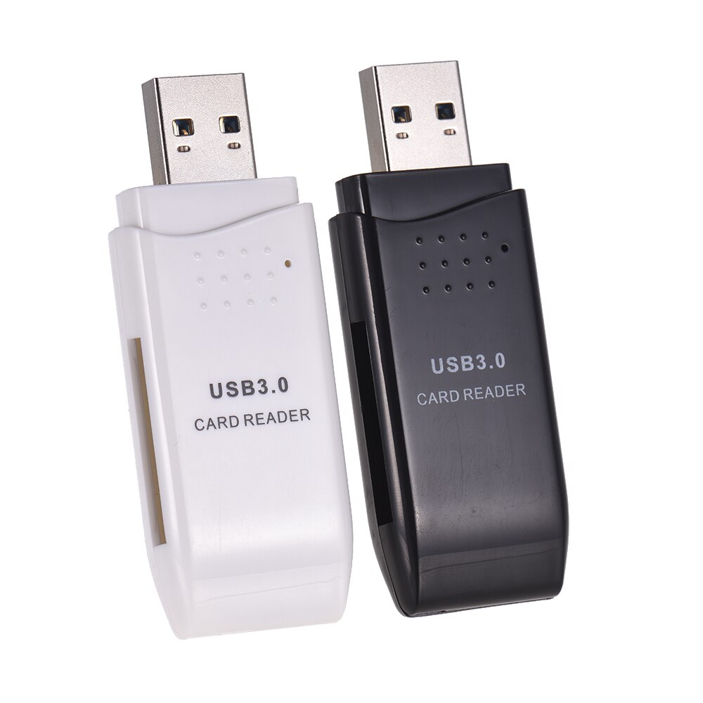 USB 3.0 Card Reader SDXC TF 2 in 1 Multifunction for Tablets PC Laptop Computer White support 2 in 1 SDXC and TF format