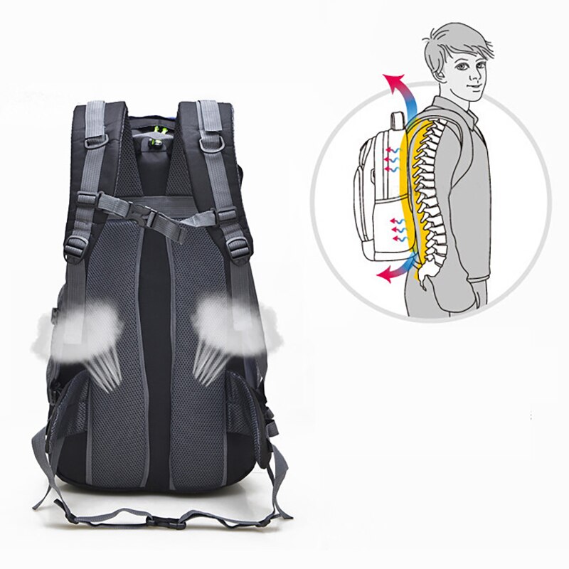 Travel Backpack Bag Men and Women Hiking Backpack Waterproof Climb Mountain Trekking Cycling Backpack