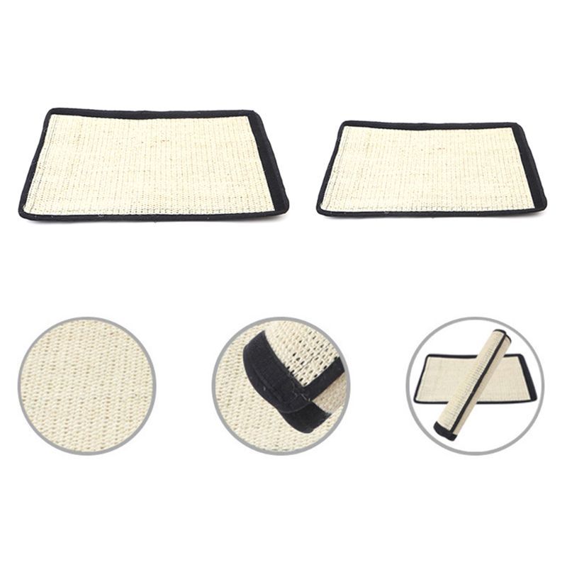 Estera de juego para rascar pata de gatito para Gato, cama colgante, almohadilla de cáñamo Sisal, Alfombra de tablero para protección de muebles