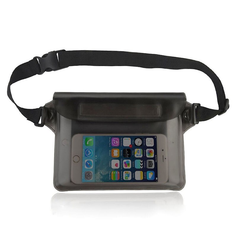 PVC Waterproof Transparent Women&#39;s Bag Outdoor Sports Fanny Pack Swim Belt Bag Storage Phone Waist Pack Handbags