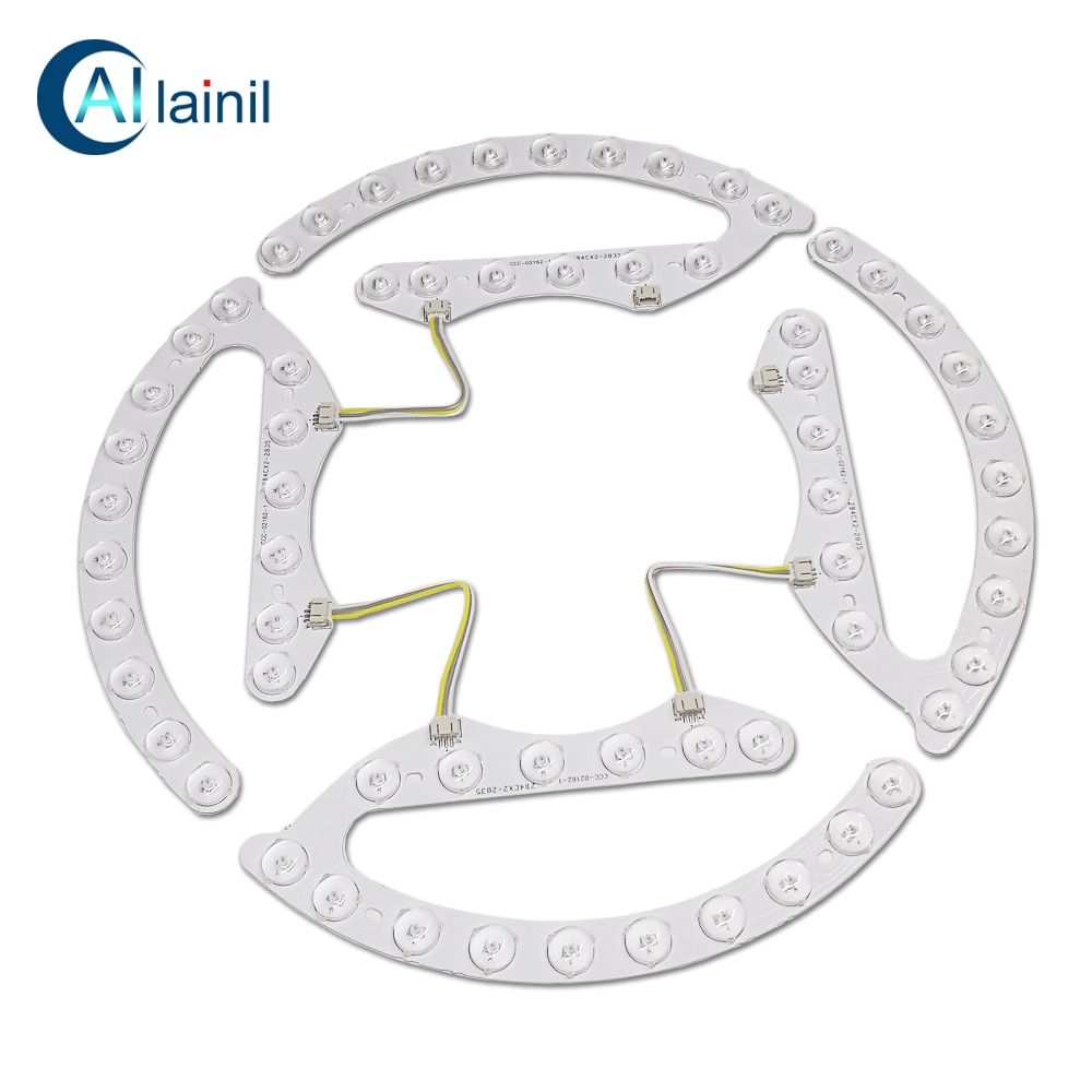 (4pcs/pack)High lumen LED block with optical lens dual colors LED module 3000K-6500K light source be used in ceiling lamp etc.