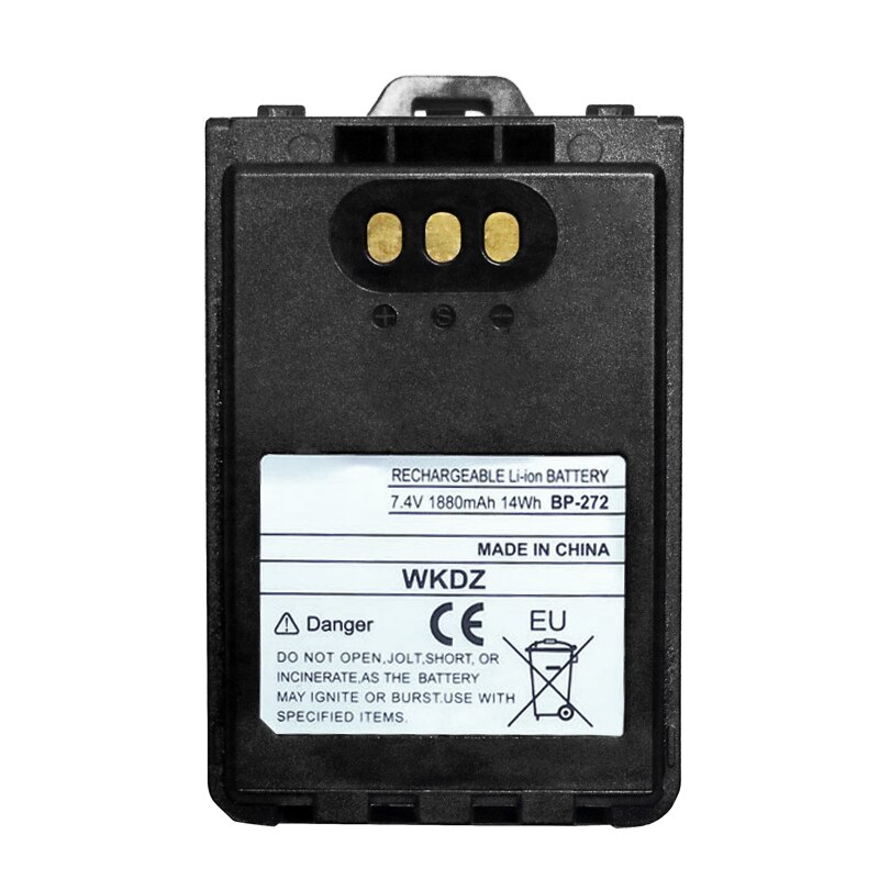 BP272 Replacement Battery 1880mAh for Icom IC-31A/31E/51A/51E Radios + Belt Clip
