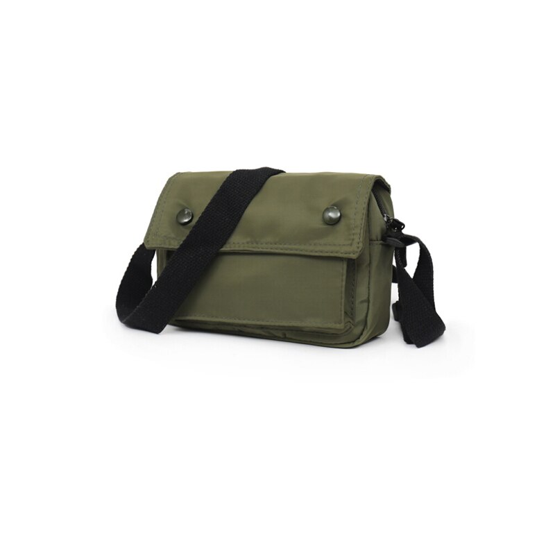 de primavera Mini bolso de hombro de Verde naranja pequeño bolso cuadrado de las señoras Oxford Cloth Flip Over Bag: green