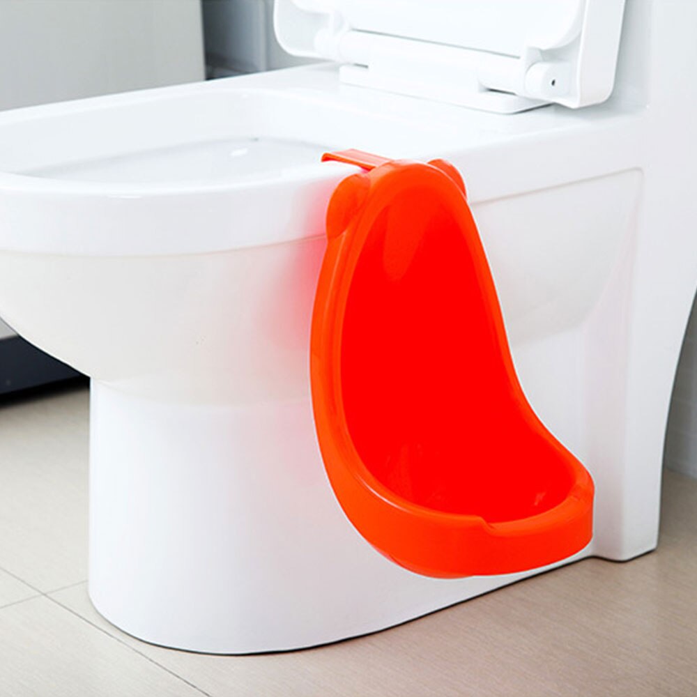 Urinal toilet pp badeværelse forsyning træning baby tilbehør potte stående pee toilet træning børn urinal sæder: Orange