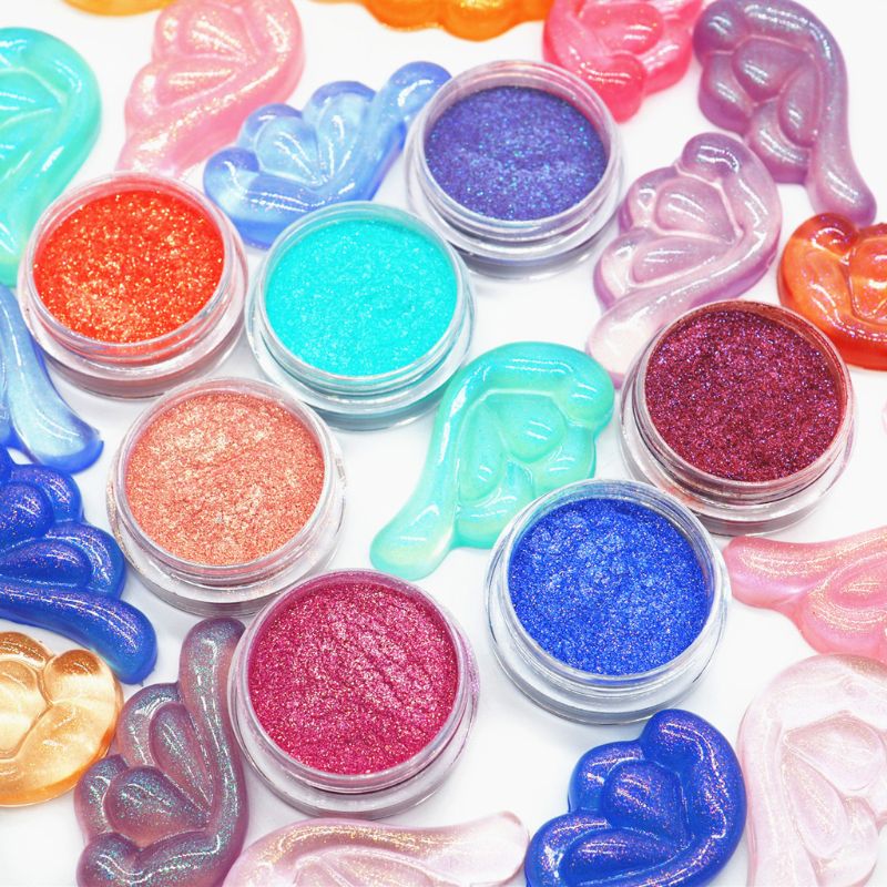 Hars Pigment Kleurstoffen Opgeschort Glitters Epoxyhars Mal Sieraden Maken