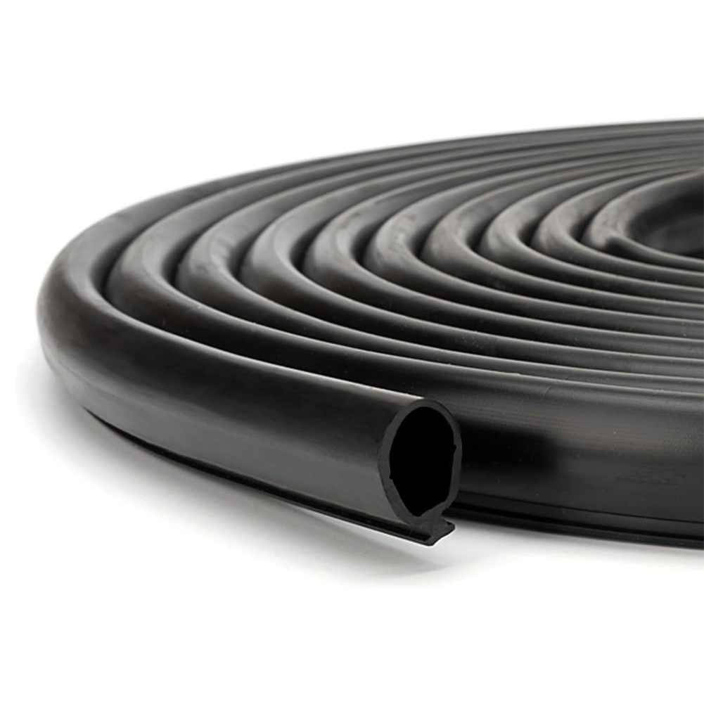 9.2 meters RV Secondary Slide-in/Slide-Out Seal Black Rubber RV Slot Weather Stripping for RV Slide-Out System Effective Seal
