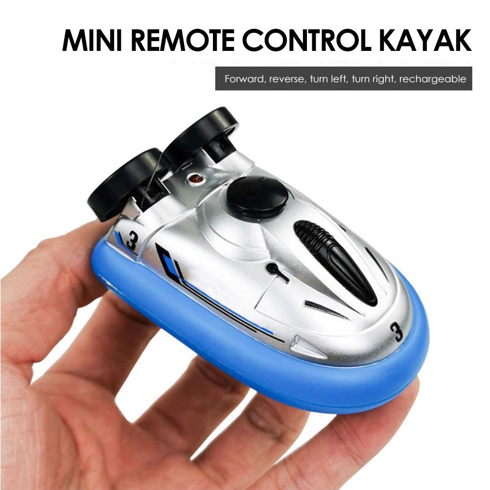 Mini RC Hovercraft Remote Control Model Jet Boat Radio R/C Turbo Motor Classic Electric Speedboat Boy Toy