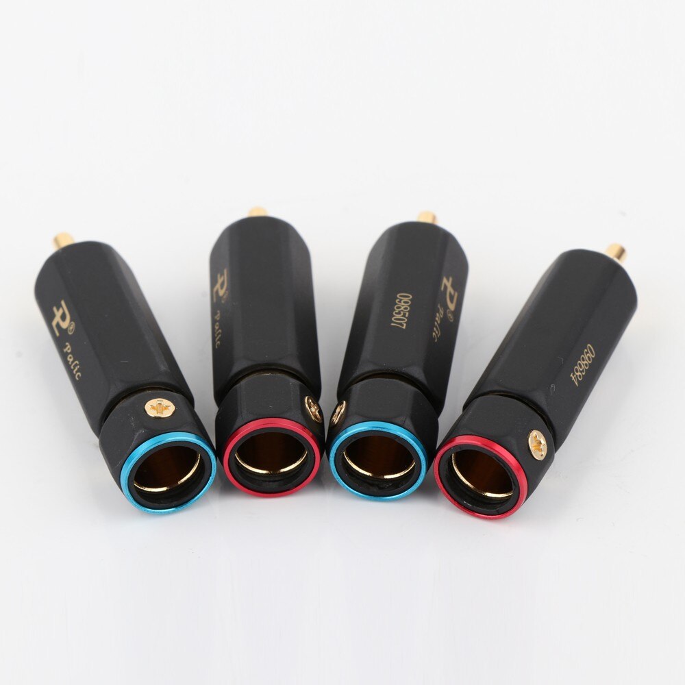8PCS R1736 Hi Performance Pailiccs RCA Spina del Cavo Connettore Maschio per il fai da te audio video spina del cavo