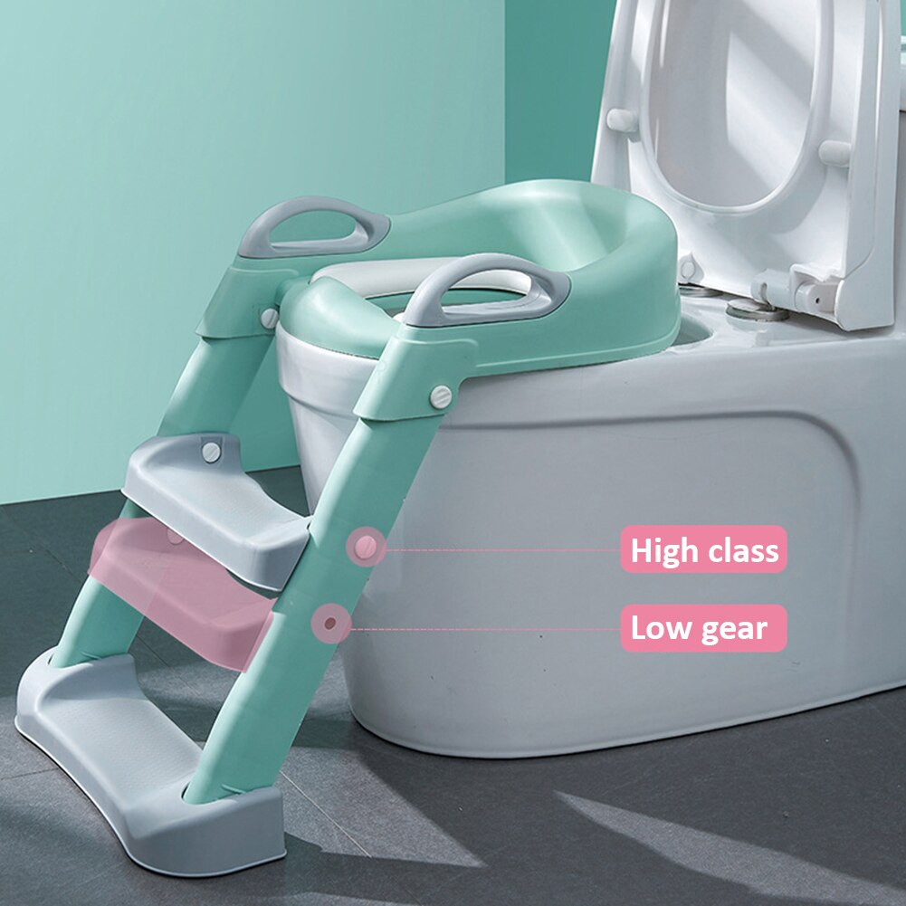 Baby Potty Training Seat Children's Potty With Adjustable Ladder Infant Baby Toilet Seat Toilet Training Folding Seat Potties