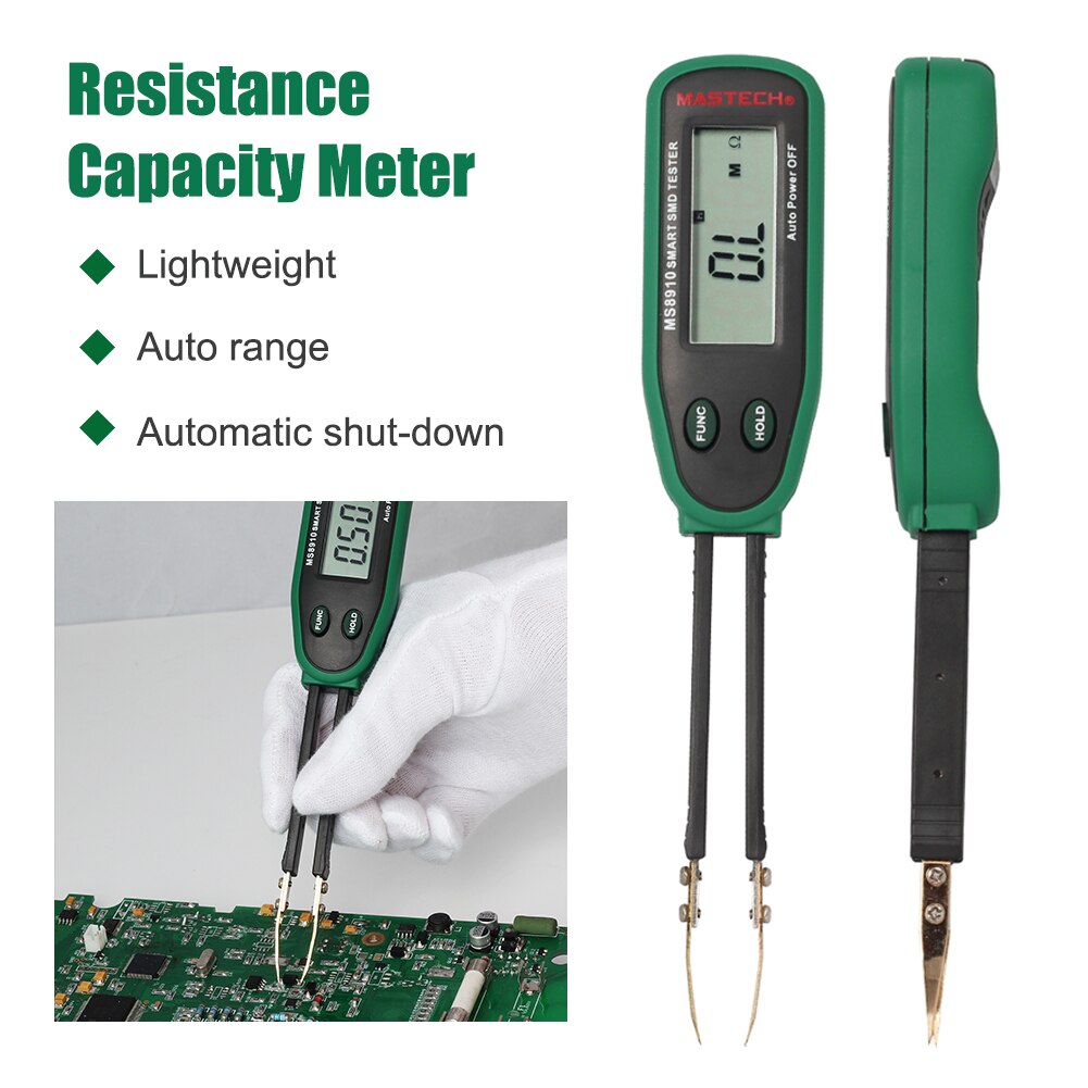 Instruments électriques résistance capacité mètre outils de mesure batterie alimenté automatique Compact SMD Test Portable