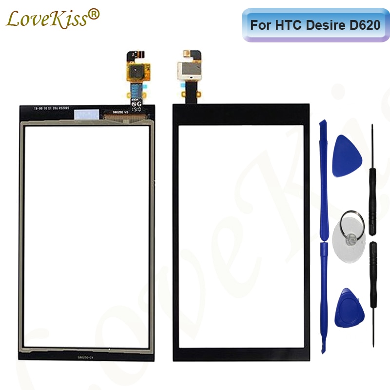 Écran tactile Écran Tactile Pour HTC Desire 620 620g Écran Tactile Capteur LCD Affichage Digitizer Verre Externe Lens Cover Remplacement