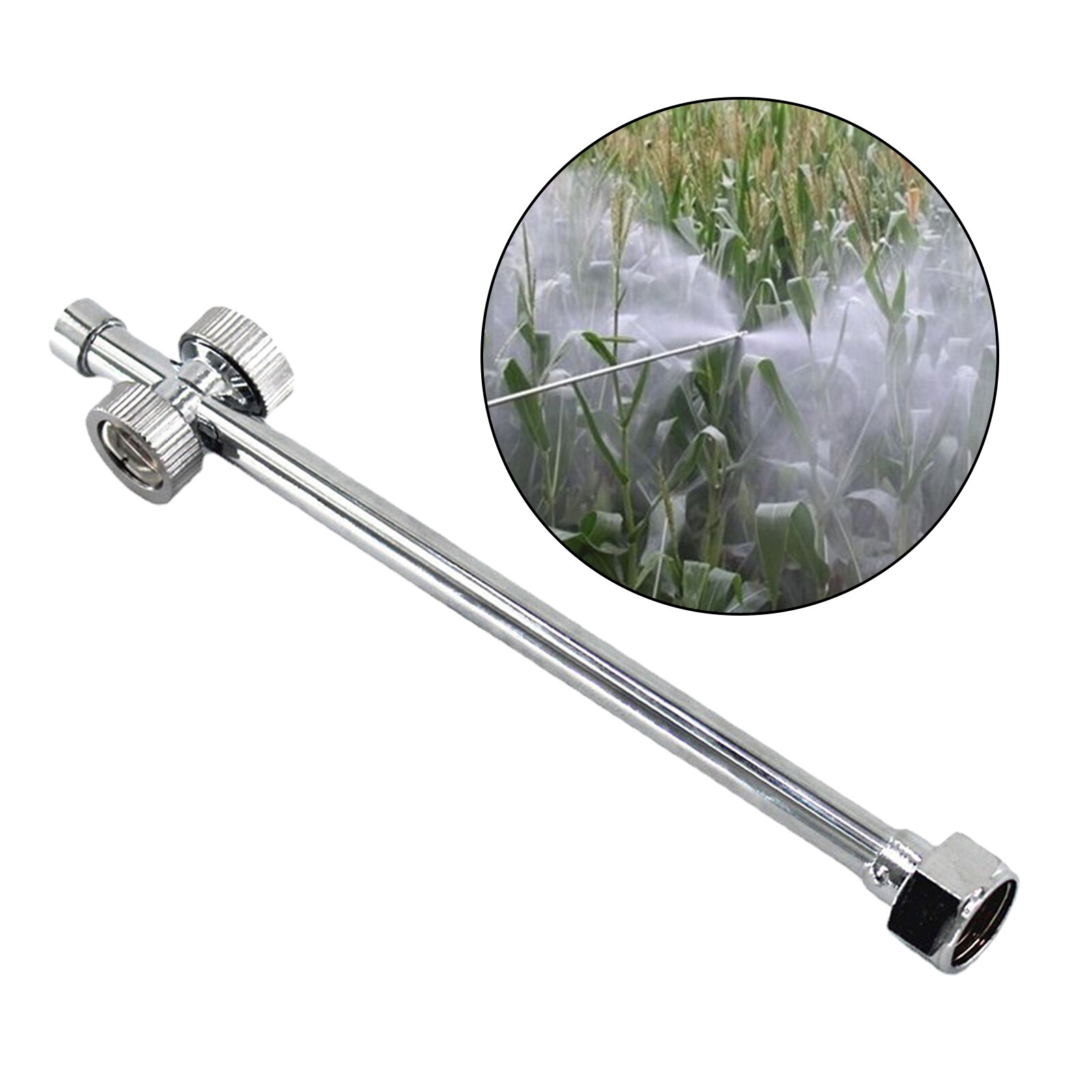 7.5 Inch Sprayer Stainless Stee Replacement Wand Spray Fan-shaped Double-sided Nozzle