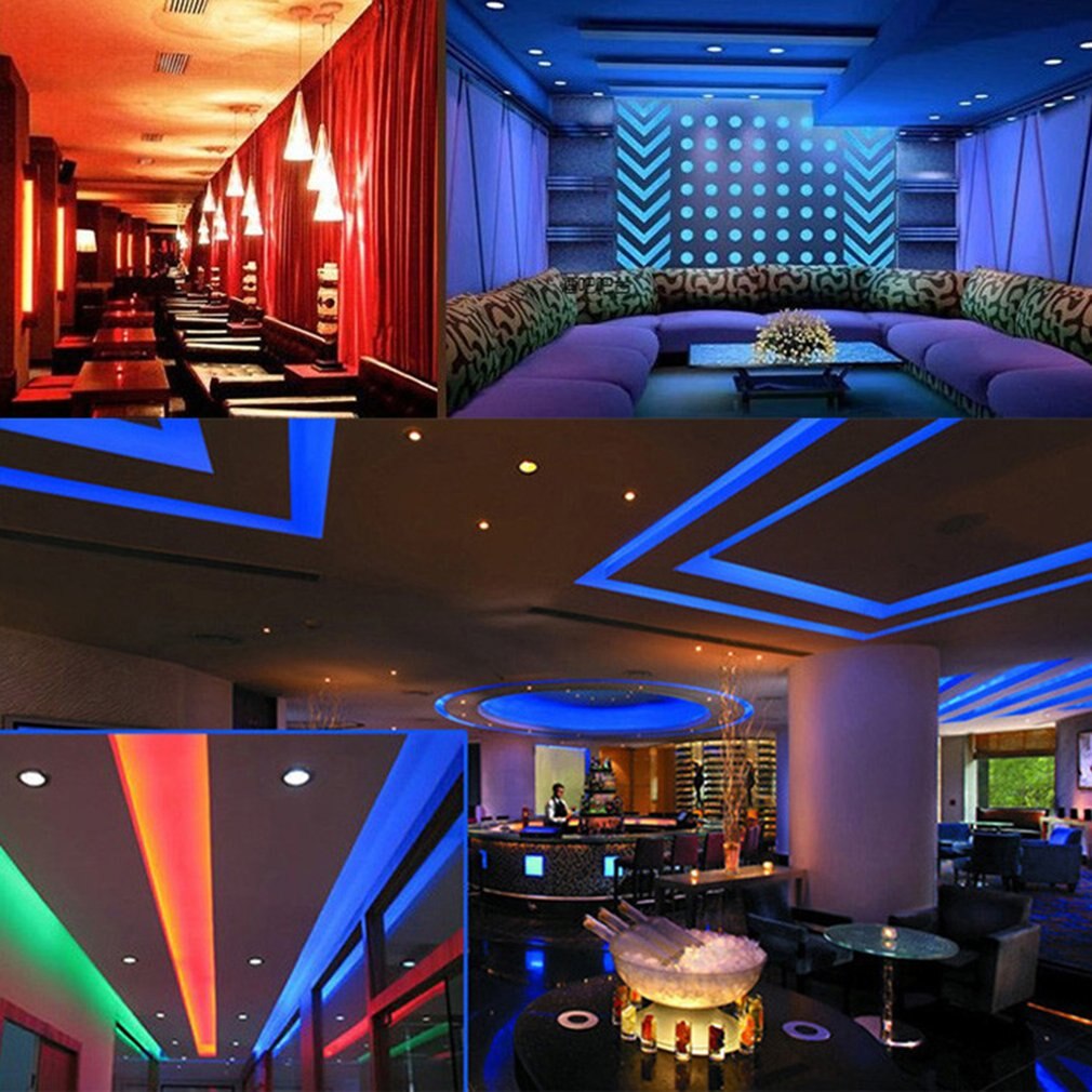 12V 5M Dream Color LED Strip Flexible Lights Chasing Light Strip Control Waterproof Led 3528 RGB Full Color Light led Strip US