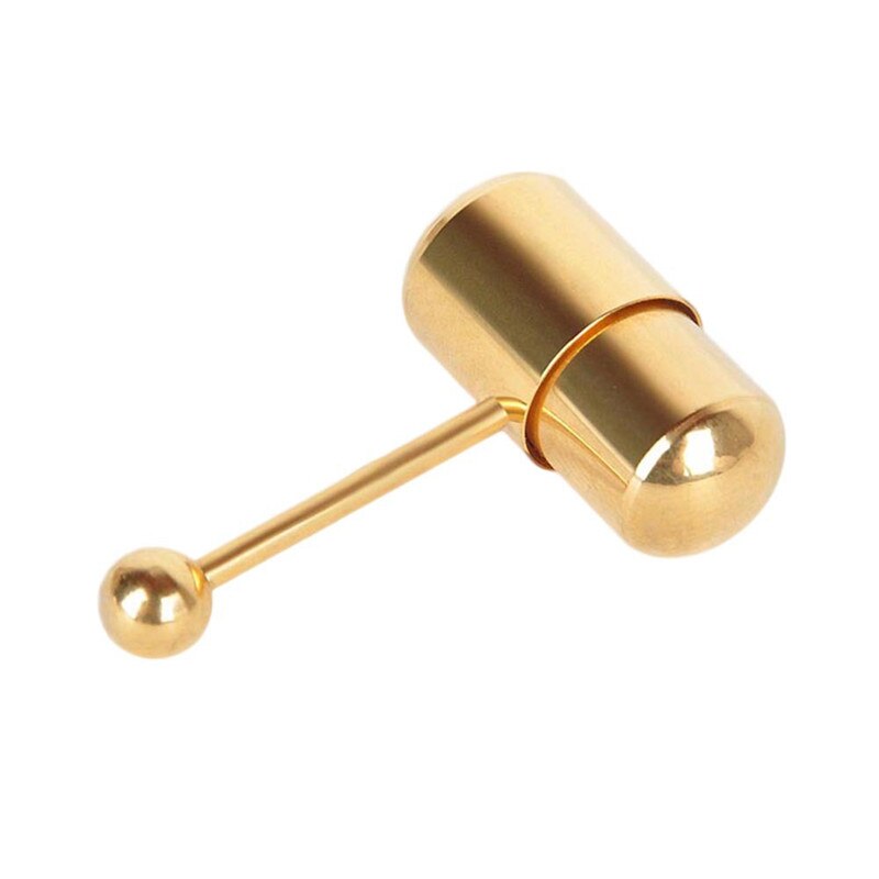 1Pcs Tong Ring Vibrerende Rvs Unieke Piercing Tool Stud Barbell Tong Ringen Voor Vrouwen Mannen Lichaam Sieraden: 02