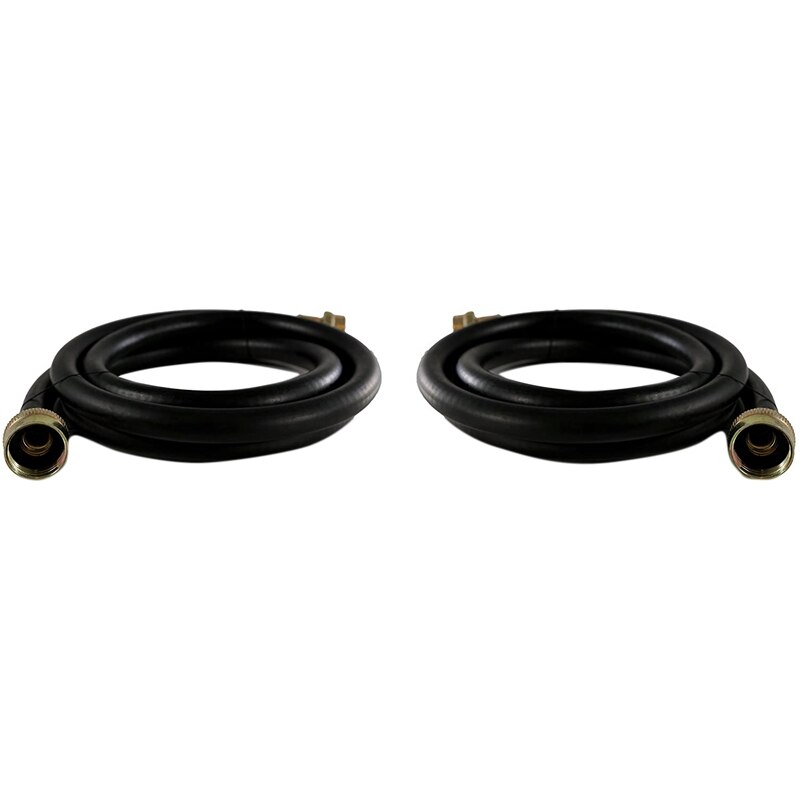 -2-Pack Rubber Washing Machine Drainage Pipe Hose and Cold Water Supply Hoses Drain Hose for Washing Machine