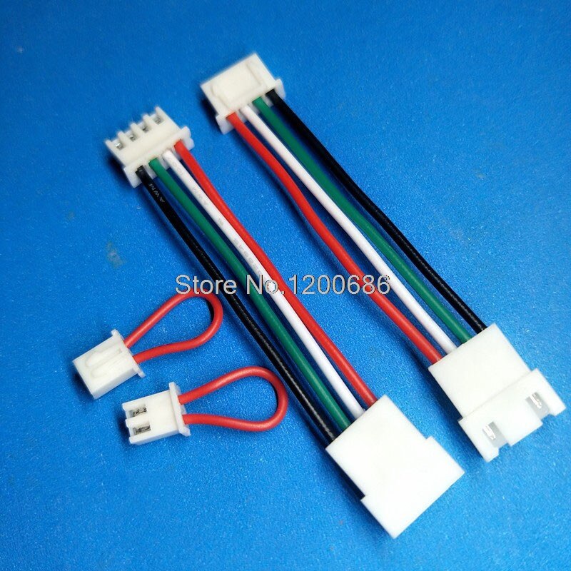 Sluit de stekkerconnector aan Jst xh 2.54 5 pin pitch 2.54mm draad connector jst xh2.54mm mannelijke vrouwelijke plug socket kabel terminals connectoren kabels 26AWG 200mm