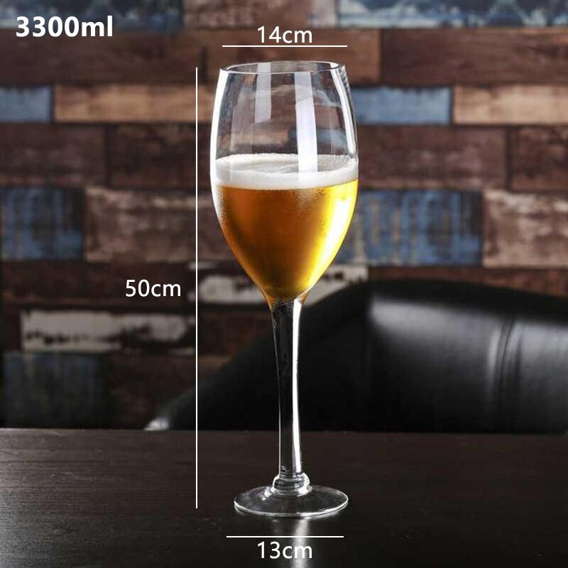 410-5000 ml énorme grand verre à vin grand drôle cristal Champagne boire des verres à bière tasse tasse clair sans plomb gobelet pour la fête KTV