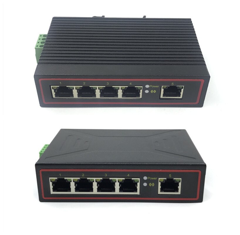industrial switch 10/100Mbps 5 port ethernet industrial switch5V-58V 5 port ethernet switch network switch