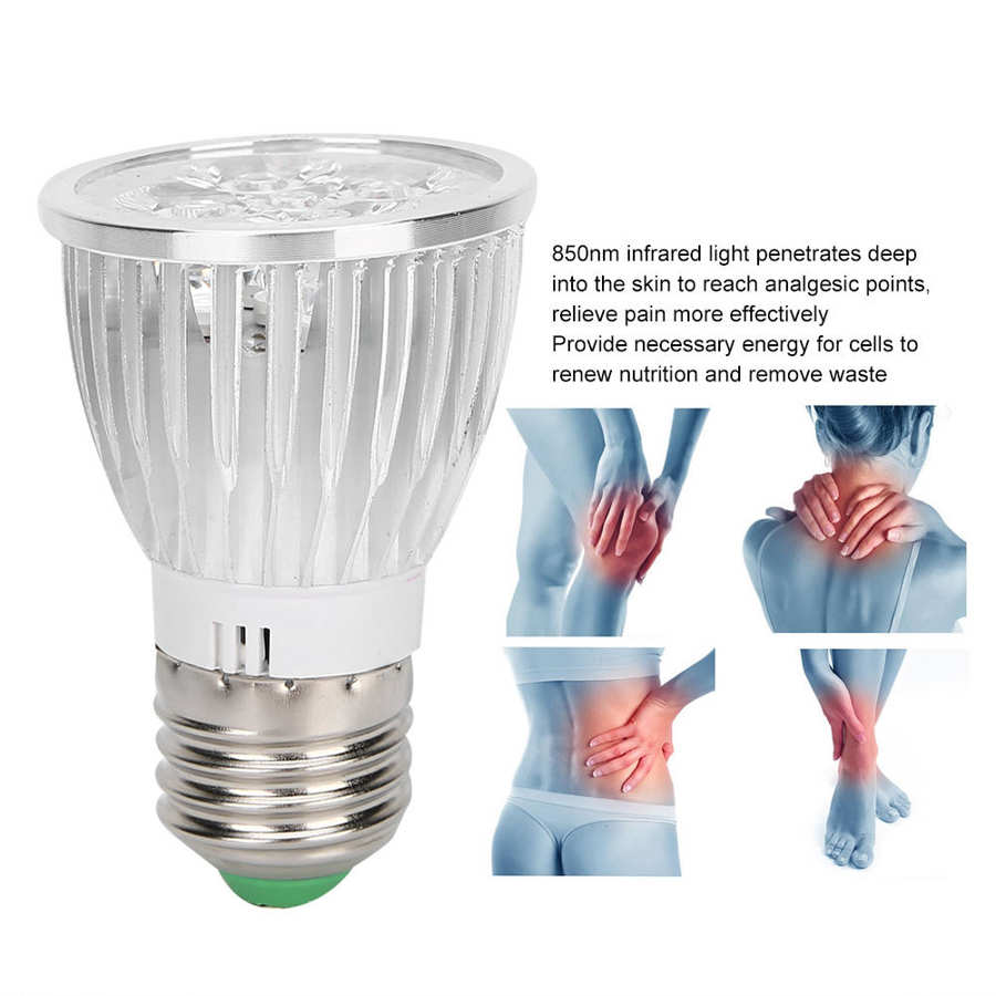 5W Infrared Light Therapy Light Pain Relief Skin Repair LED Physiotherapy Lamp Body Cares Light Relaxation Treatments