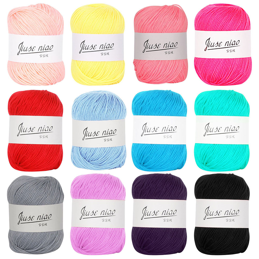 50g Baby Woolen Yarn Knitting Crochet Blanket Sweater Scarf Soft Woven Material